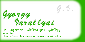 gyorgy varallyai business card